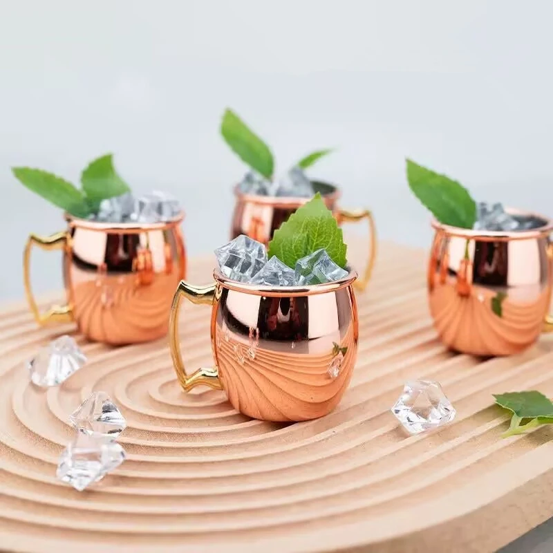 

60ml Measuring Cup Tools Bar Measure Cocktail Jigger Copper Plated Bar Tools Bar Accessories Barware