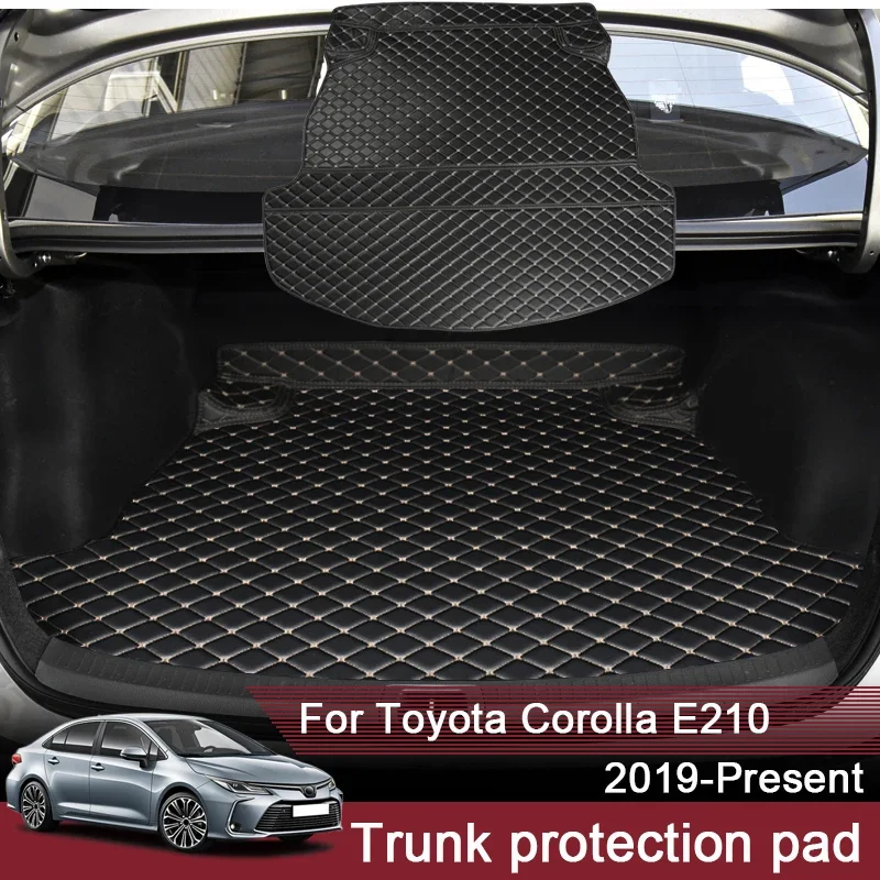 

1pc Car Styling Custom Rear Trunk Mat For Toyota Corolla E210 2019-Present Leather Waterproof Auto Cargo Liner Pad Accessory