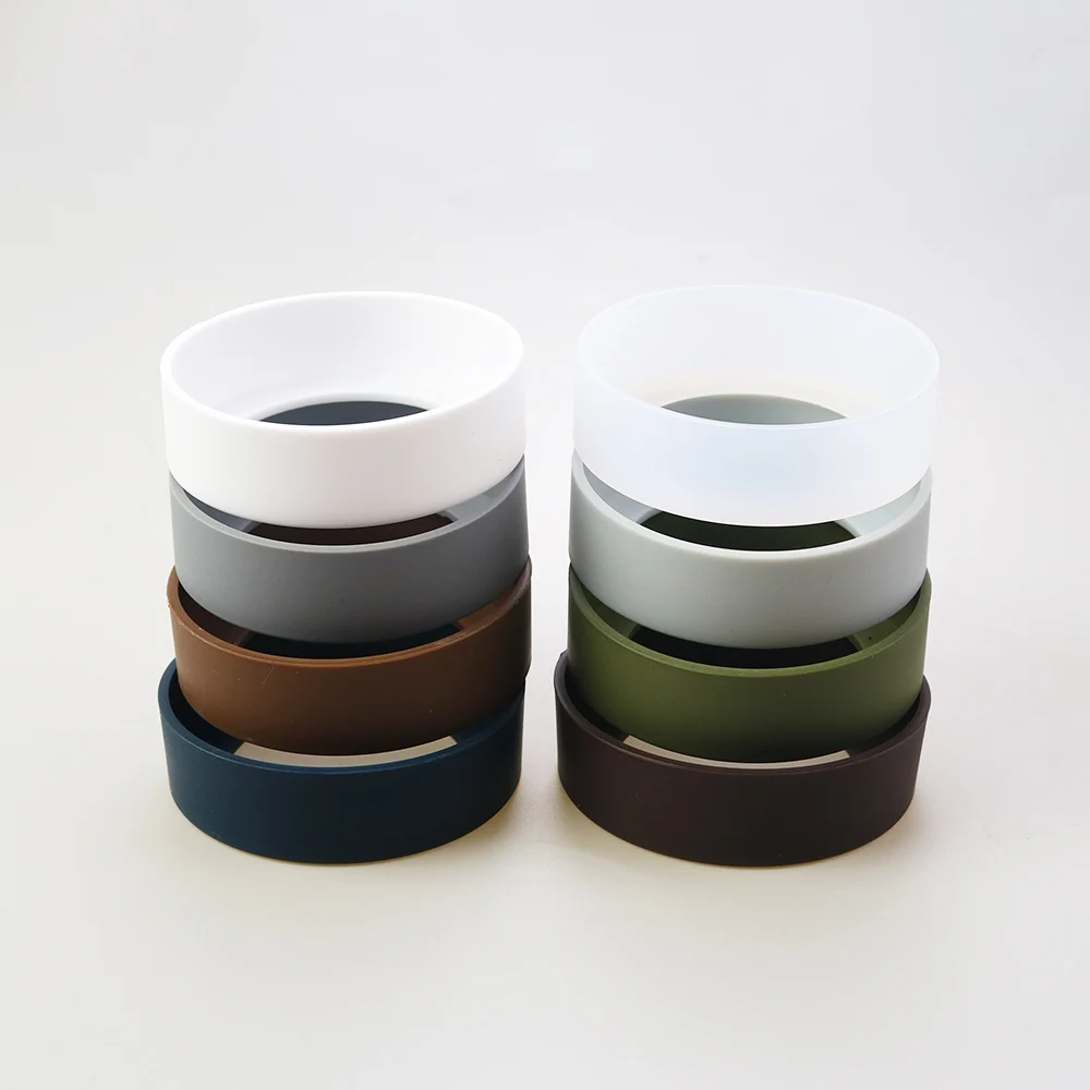 SW 7.5cm Silicone Non-slip Anti-scald Glass Cup Sspace 75MM Insulation Cup Anti-scratch Wear Cup bottom protective sleeve