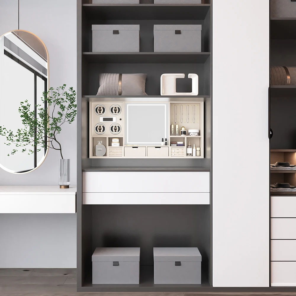 

Creative Customized Wardrobe Accessories Storage Lifting Smart Watches Leather Accessories Safety Storage Cabinets