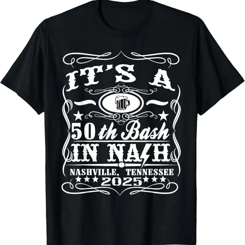 

Футболка с тематикой пива Nashville на 50-летие 2025 года