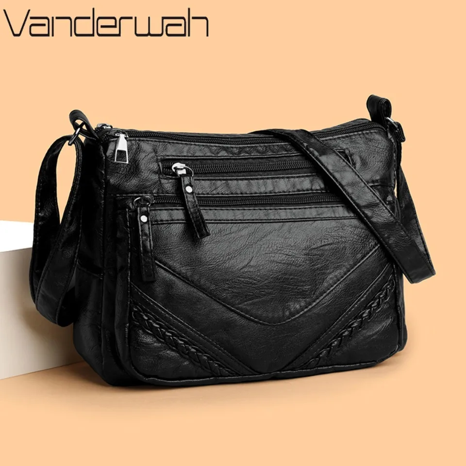 Top Selling Women Messenger Bags Matching-all Leather Feeling PU Shoulder Bags Fashion Gift for Girls & Middle Aged Female