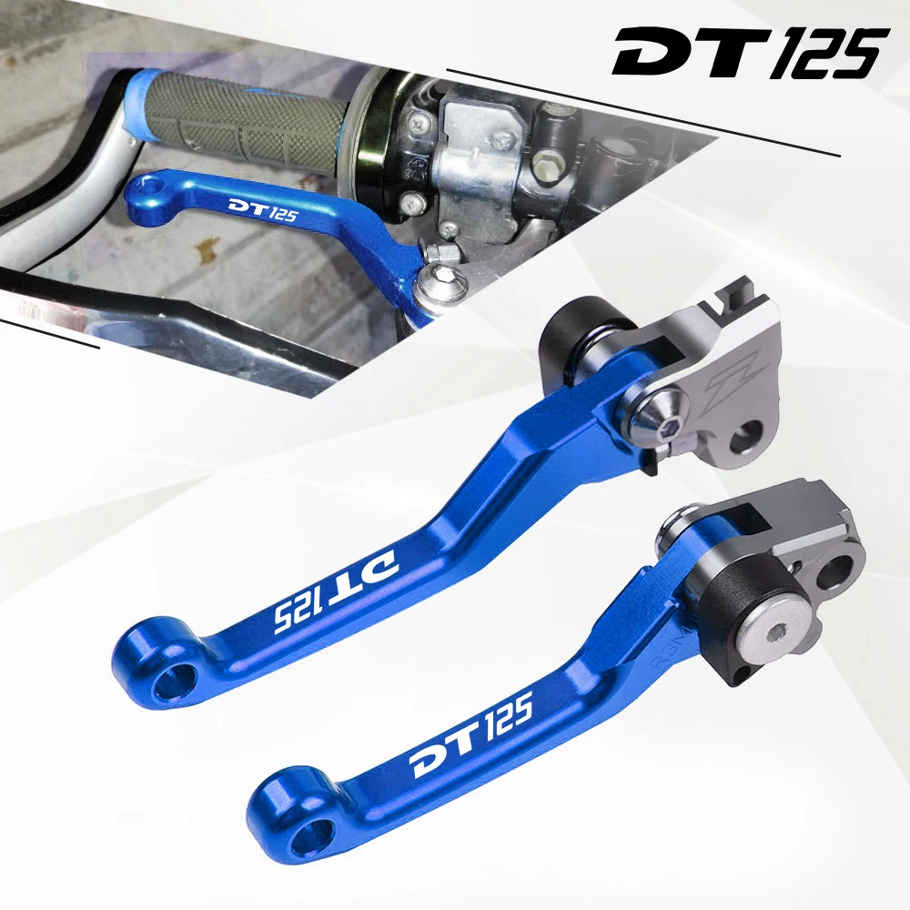 Motorcycle Dirt Bike Pivot Handle Brake Clutch Levers For Yamaha DT125 DT 125 1987-2006 2004 2003 2002 2000 1999 1998 1997 1996