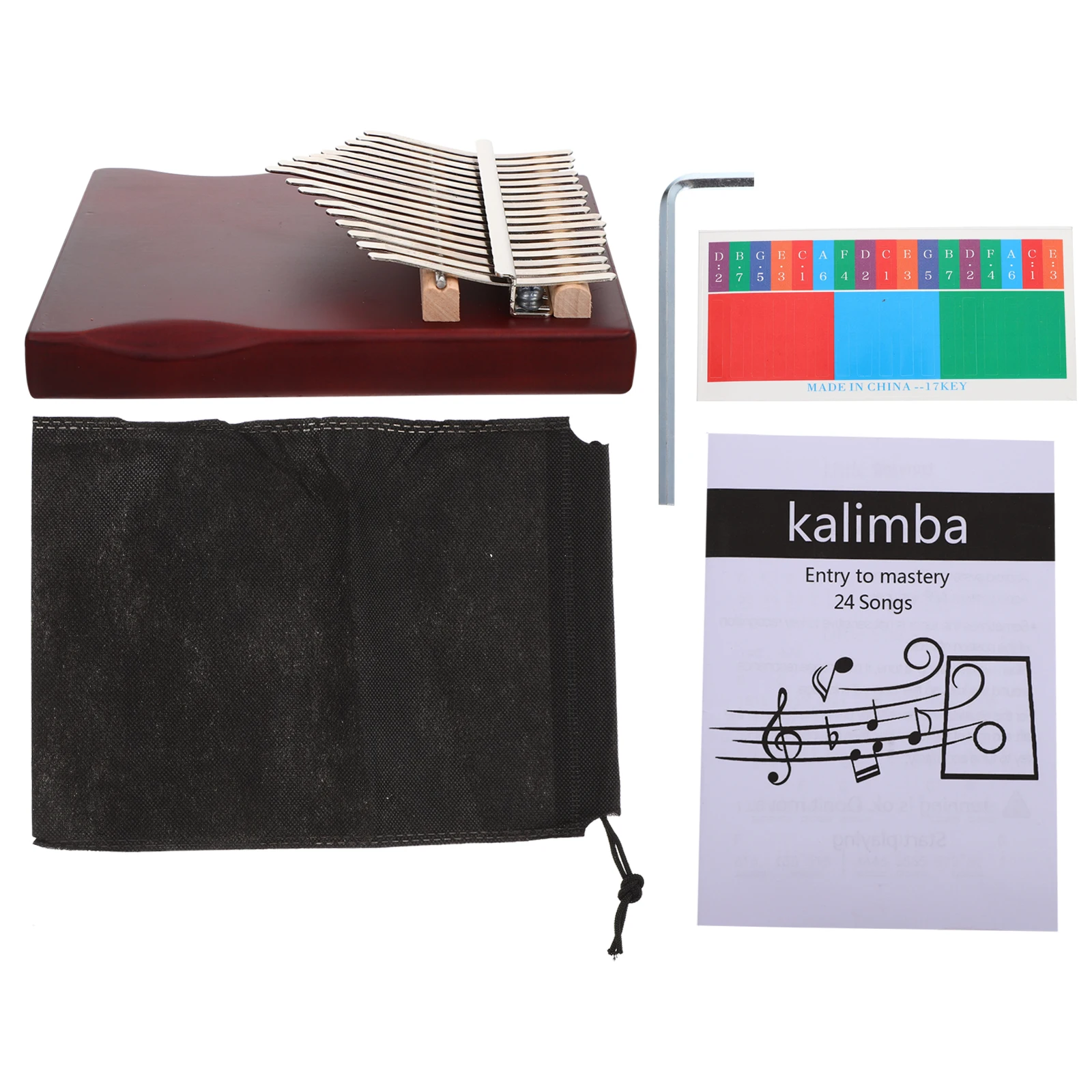 

Kalimba Thumb Piano Portable Finger Pianos Beginners Metal Instruments Small Size Clear Sound Melodious Melody Long Life