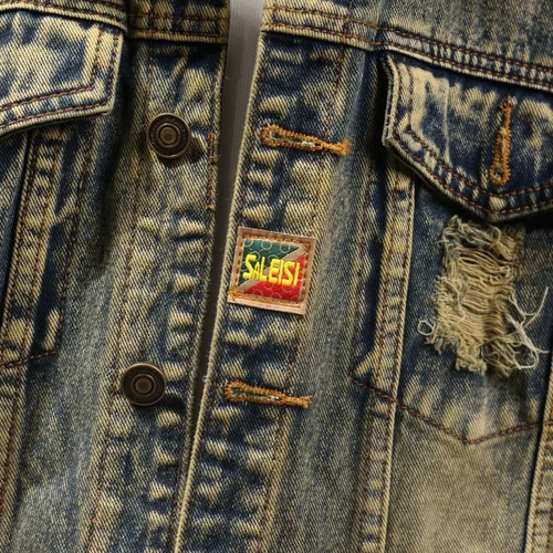 남성용 찢어진 하이 스트리트 데님 코트, 레트로 옐로우 머드 컬러, 워싱 아웃 룩, 아메리칸 스타일 트렌드 캐주얼 오토바이 재킷 