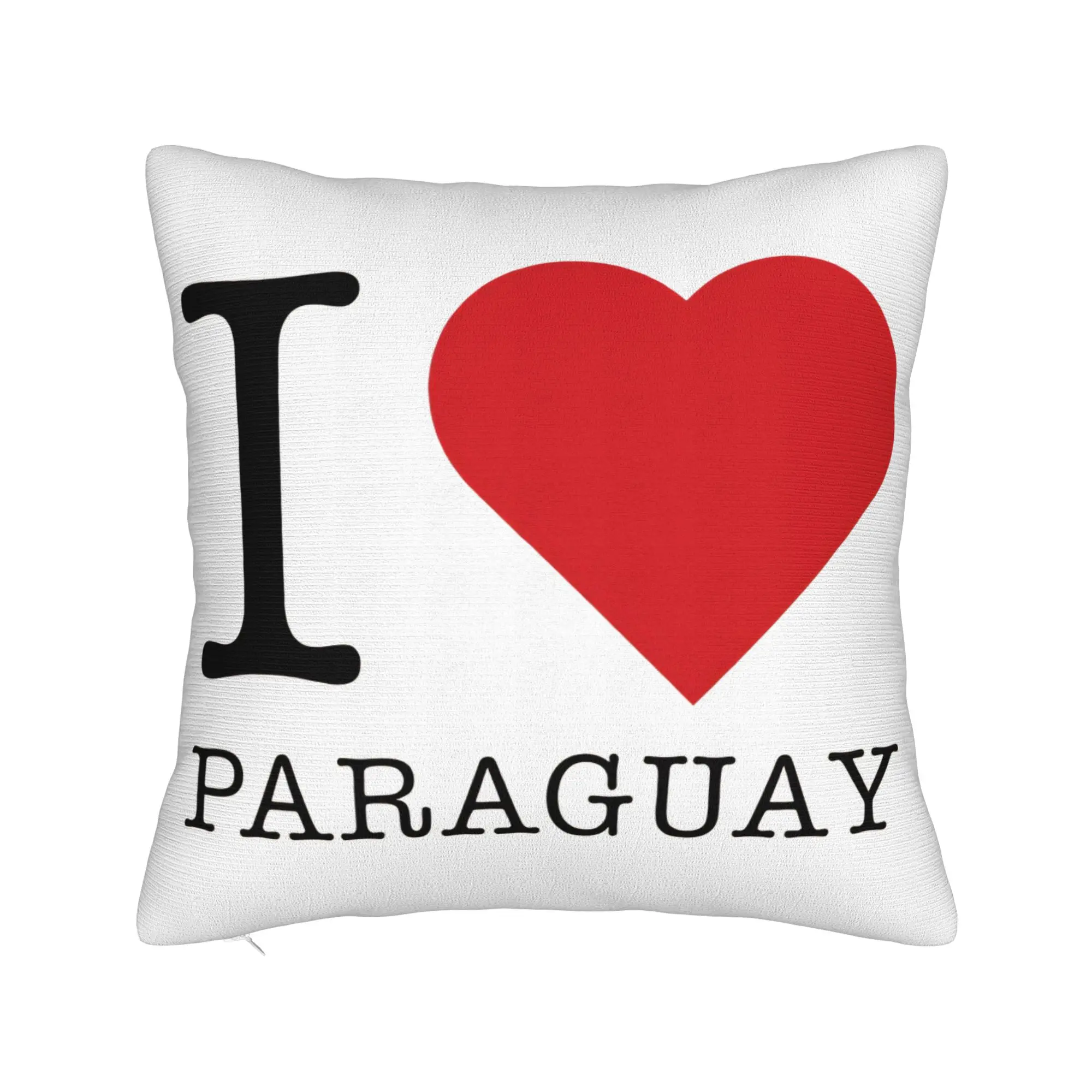 Paraguay Flag Pillow Covers Merch Printed Cushion Cover Decoration  Pillow Case Cover Bed Multi Size