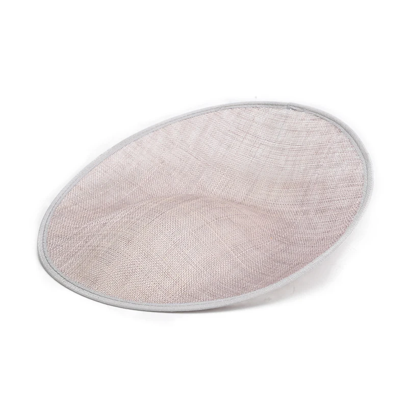 Elegant Woman British-style party headwear evening party mini top hats handmade DIY plain Philippine hemp hat base
