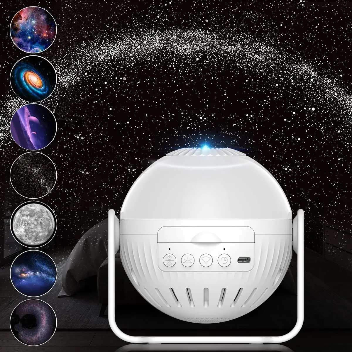 13 in 1 Planetarium Galaxy Night Light Projector Starry Sky Moon Projectors LED Nebula Lamp Home Room Decor Kids Gift Nightlight