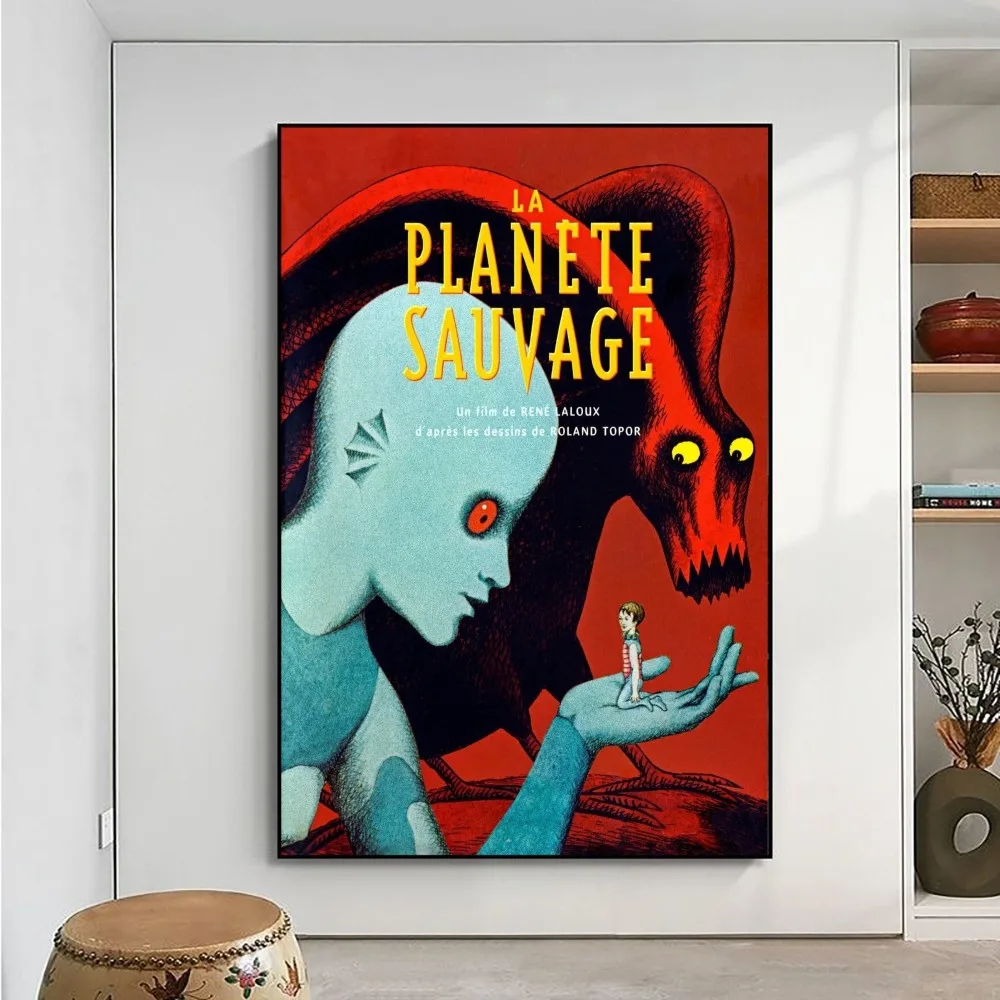 Fantastic Planet La Planete Sauvage Poster No Framed Poster Kraft Club Bar Paper Vintage Wall ArtPainting Bedroom Study Stickers