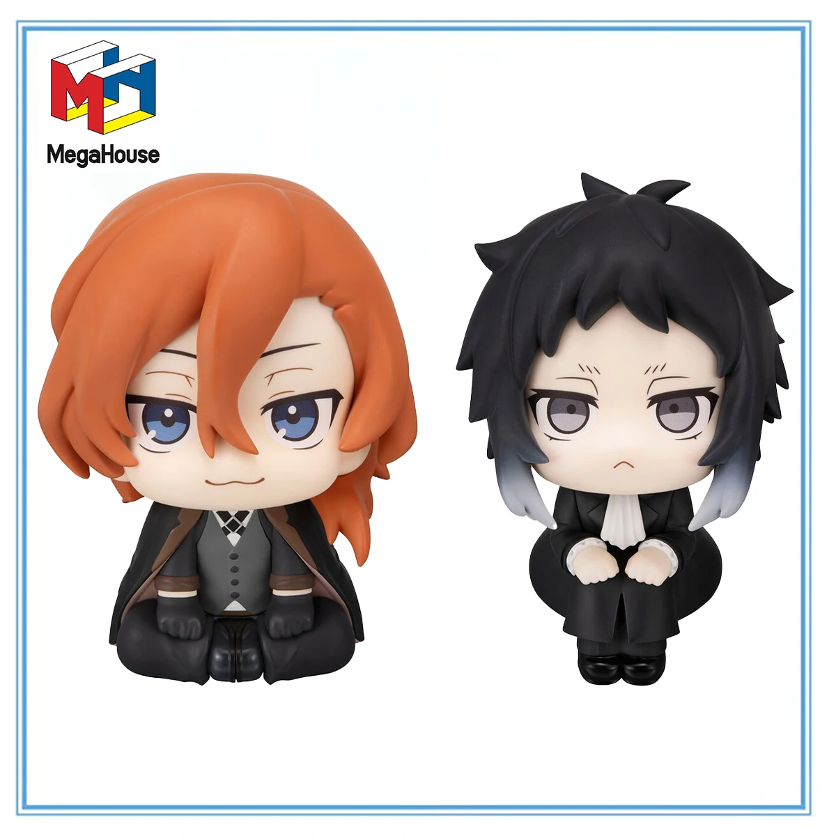 

100% оригинал MegaHouse Look Up Bungou Stray Dogs Akutagawa Ryuunosuke Nakahara Chuuya Garage Kit Collection Series