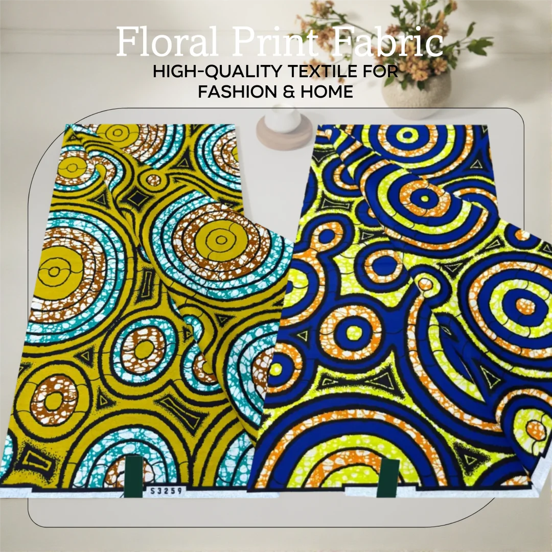 Holland Wax 100% Cotton Ankara Prints Fabric Golden Grand Wax African Shirting Fabrics Pagne