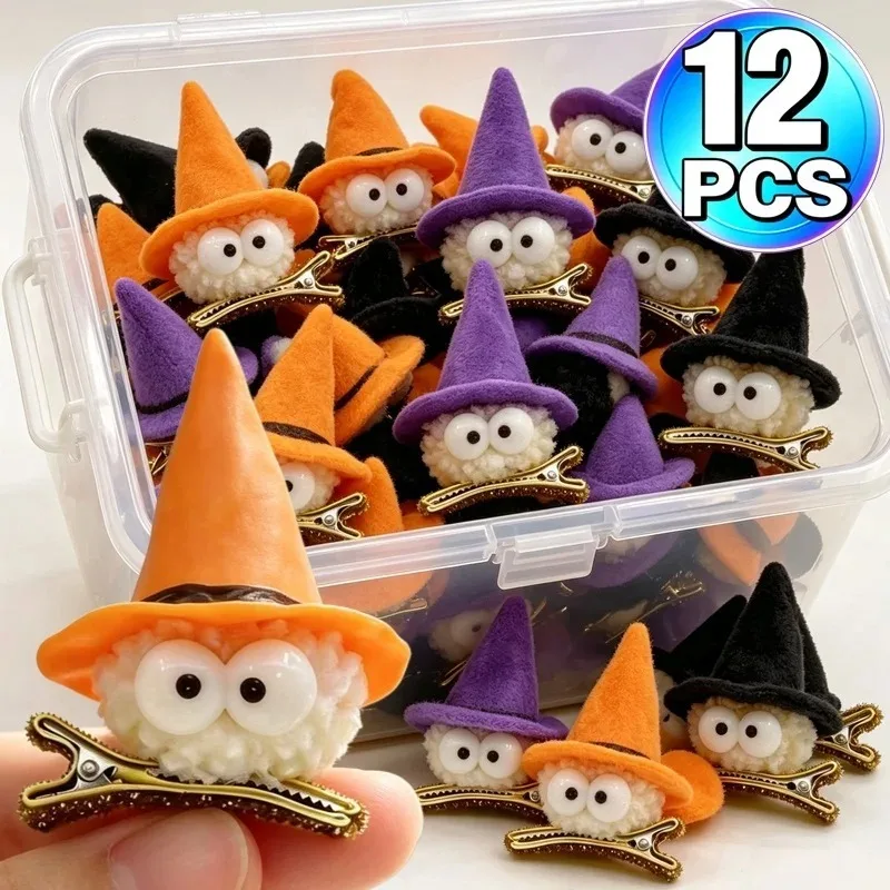 Cute Wizard Hat Hairband Sweet Party Quirky Look Pumpkin Duckbill Headpiece Elf Hairpin Girl Festival Costume Decor Halloween
