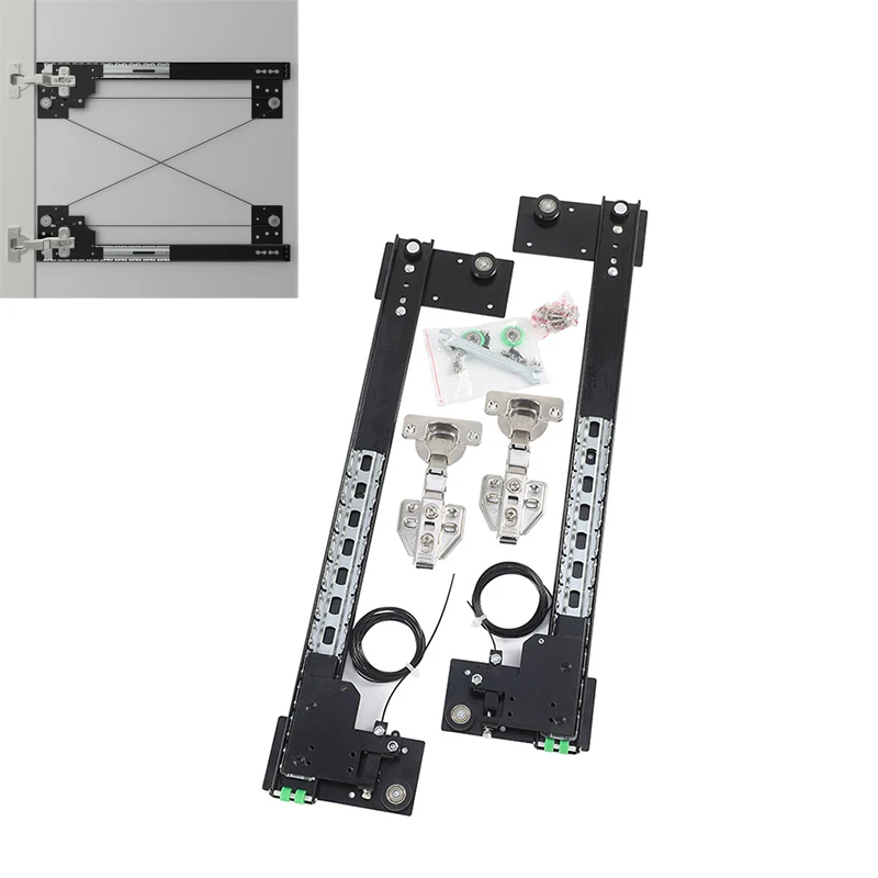 New Upgrade Shocking Optimize and Improve All Directions Heavy Duty Telescopic Pocket Slide Drawer Sliding Door Roller System