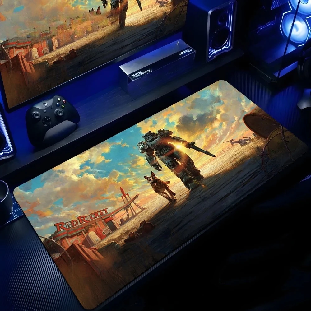 Creative XXL Laptop Game Tablet Mat F-Fallout 4 Mouse Pad Large Gaming Non-slip Mousepads Mini PC Mouse Pad Leather Big Playmat