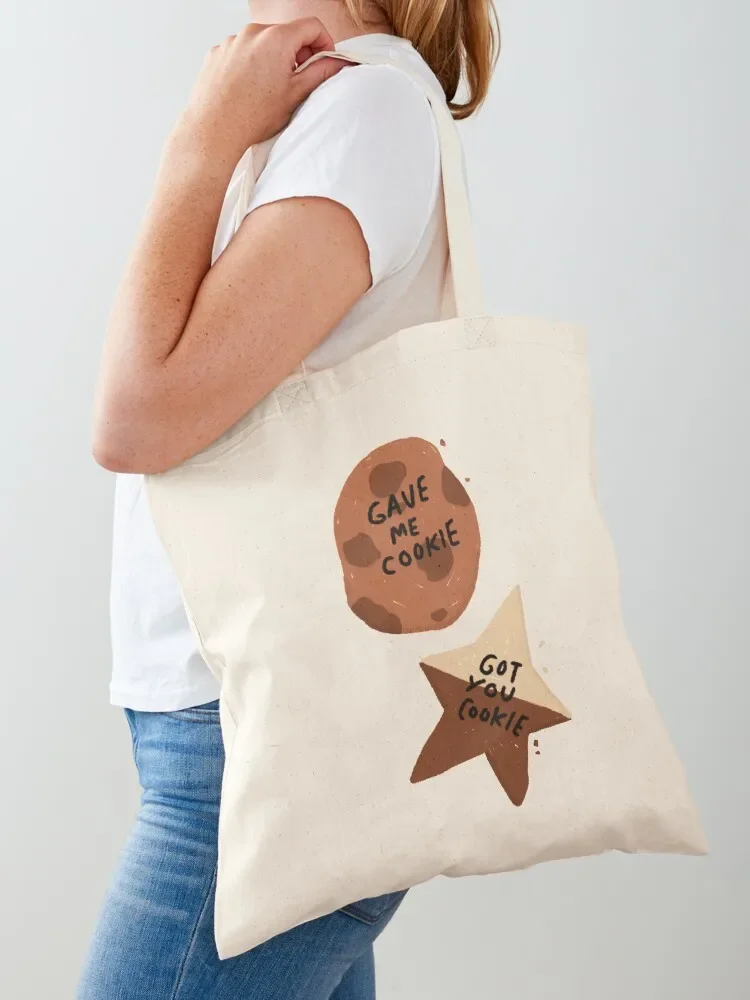 

Gave Me Cookie Got You Cookie Tote Bag bag luxury women Candy bags large tote bag tote canvas