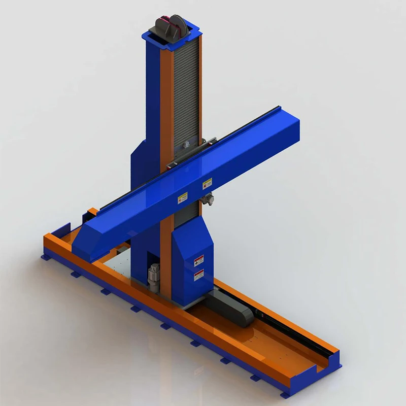 Gantry Style Three Axis Robot Walking Track Cross Beam Travel Featuring Motor PLC Gear Engine for Simultaneous Multi Robot