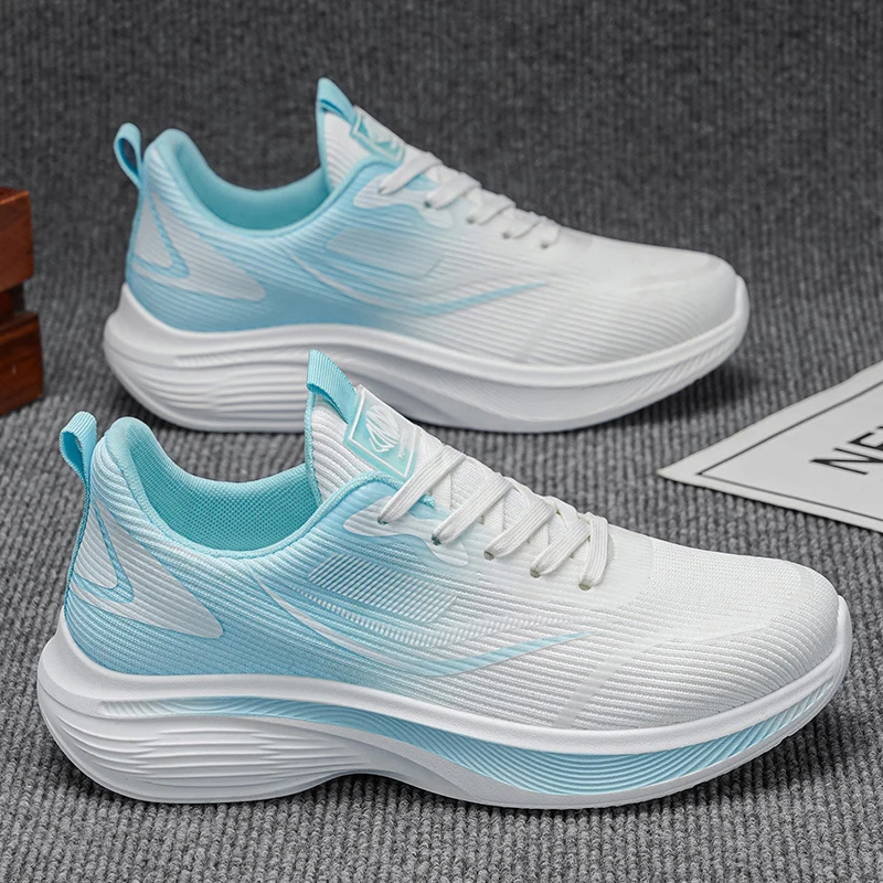 men's sports casual shoes, mesh upper, low heel, breathable, running shoes, men's shock absorption and anti-slip features