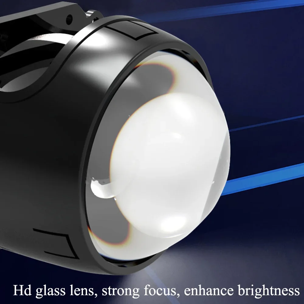 Upgrade Your Headlights with Non-Destructive Installation Automotive H4 Bi LED Double Projector Lens Headlights