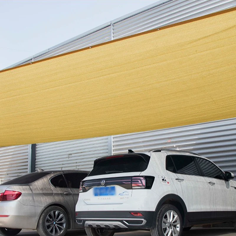 

Customizable Beige Sunshade Net Thickened Encrypted Beige Anti-aging Heat Insulation Net Sunshade Net For Cars Villas Courtyards