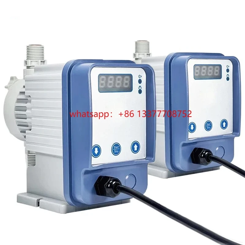 

Electromagnetic Diaphragm Metering Pump Dosing Pump 1-20L/H Acid Chemical Chlorine Metering Dosing Pump For Water Treatment