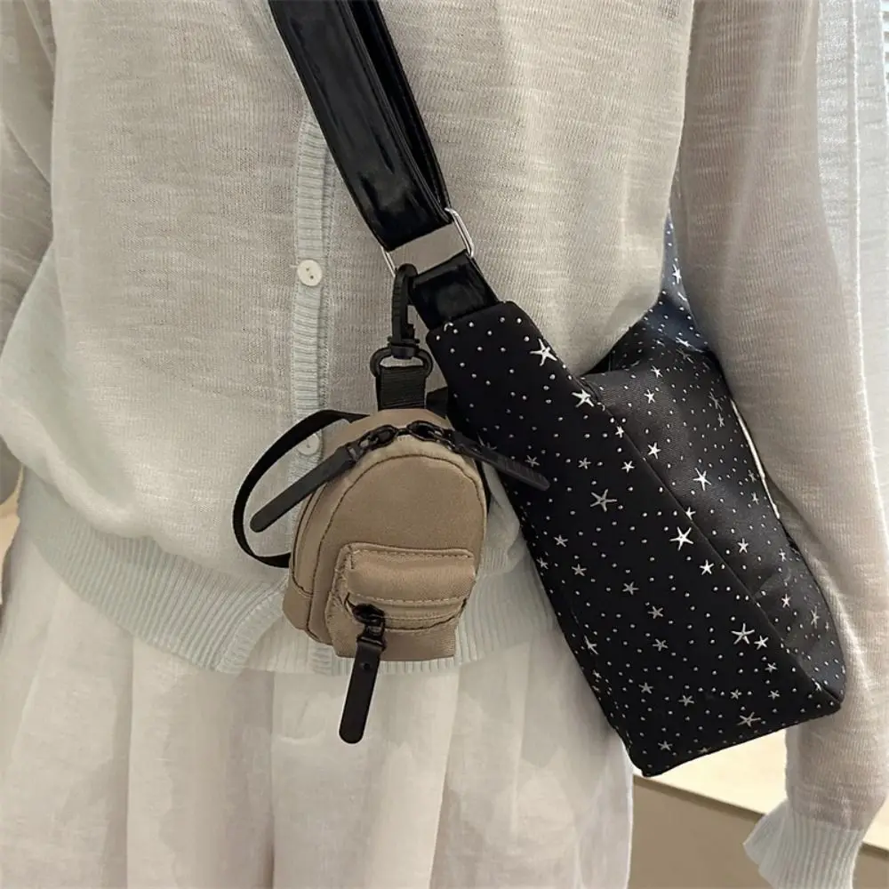 High Quality Colorful Mini Backpack Coin Purse Harajuku Portable Bag Shape Wallet Zipper Pouch Casual Earphone Storage Bag Male
