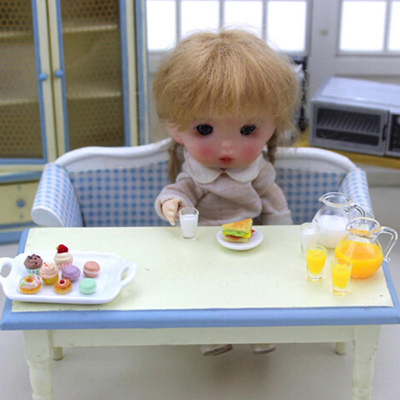 1/12 Dollhouse Toys Miniature Juice/milk jug for Miniature Kitchen Accessory