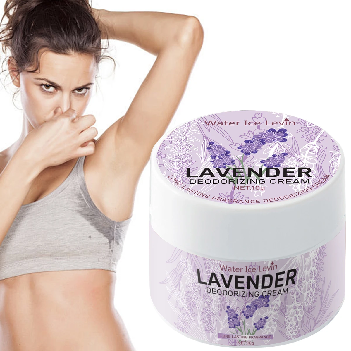 Deodorant Cream Contains Floral Ingredients, Which Can Moisturize the Skin and Keep It Dry, with a Natural Floral Fragrance and a Long-Lasting Scent Suitable for Various Parts of the Body
