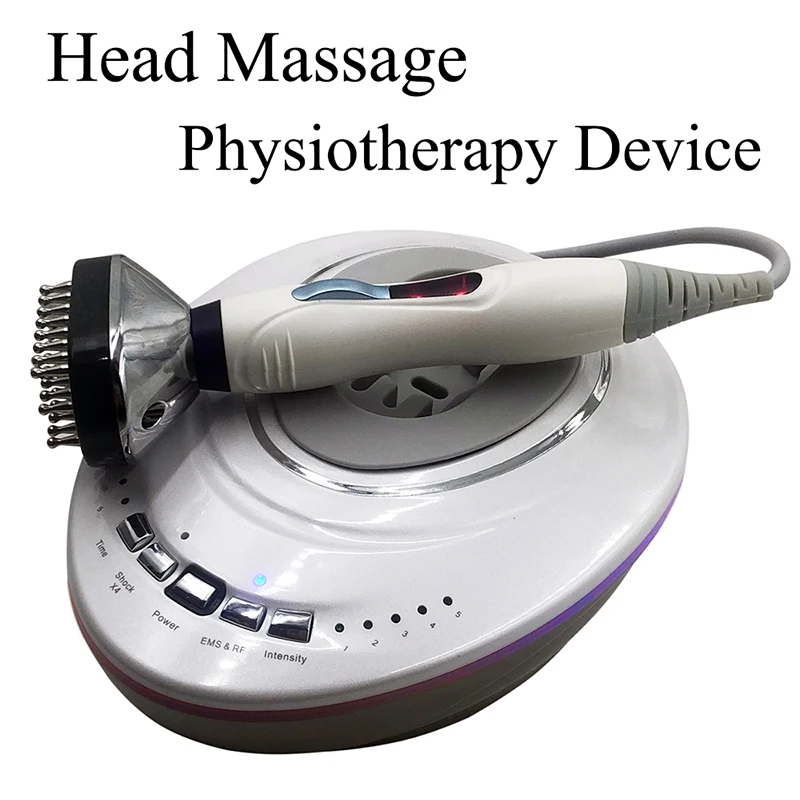 EMS Head Scalp Massage Health Physiotherapy Micro Current Comb Neck Dredging Meridian Hair Growth Anti Hair Loss Vibration