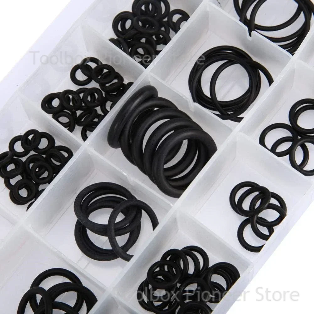 225Pcs Rubber O-Ring Gasket Repair Kit NBR Sealing O Ring For Car Air Conditioning Gasket Faucet Waterproof Washer Set