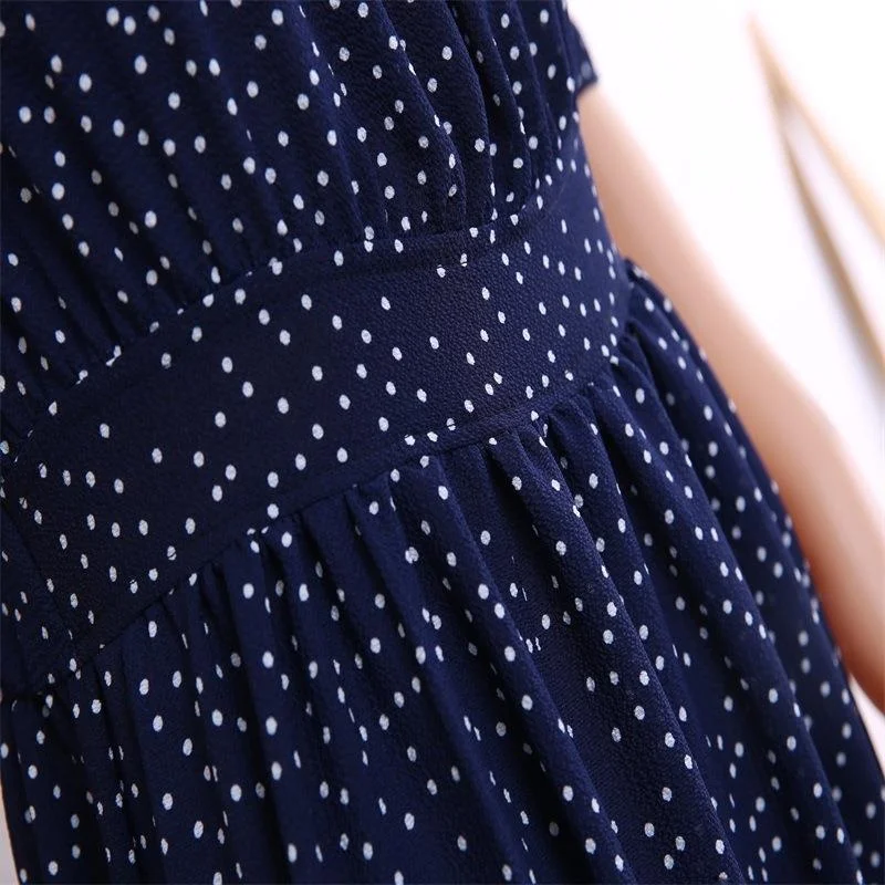 Faionable Commuter Floral Print Dr Women's One-oulder Two-Way Long Skirt Cross-Border Basic Sle Polyester Fiber