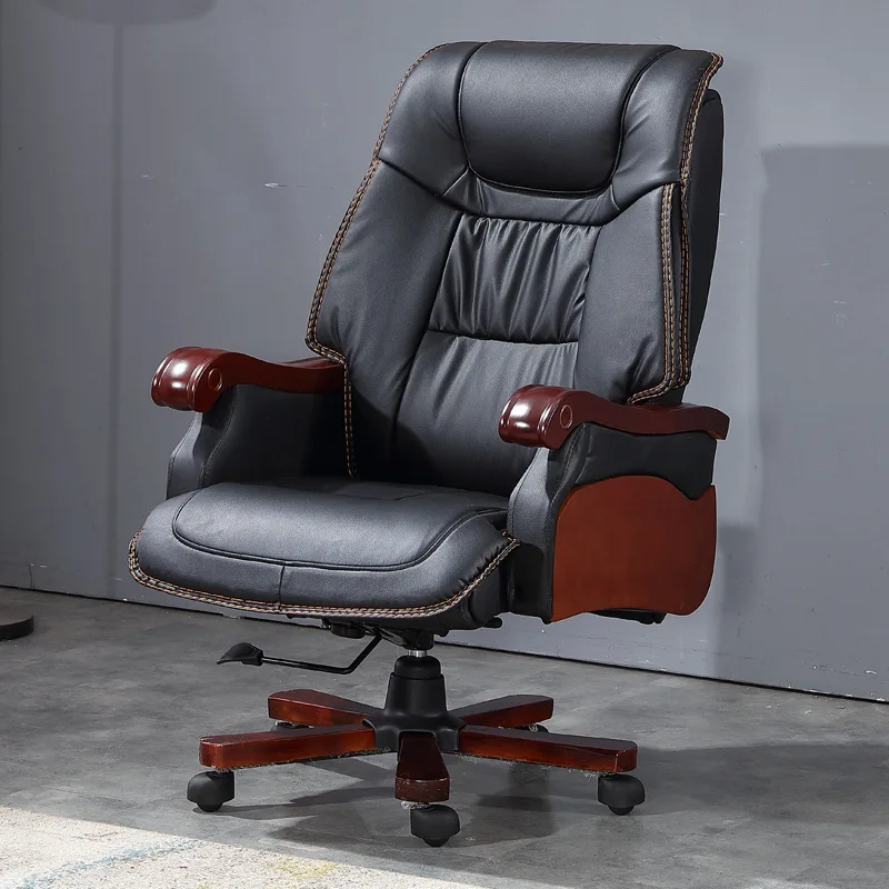 Modern simple boss manager class chair Xipi pulley liftable reclining chair