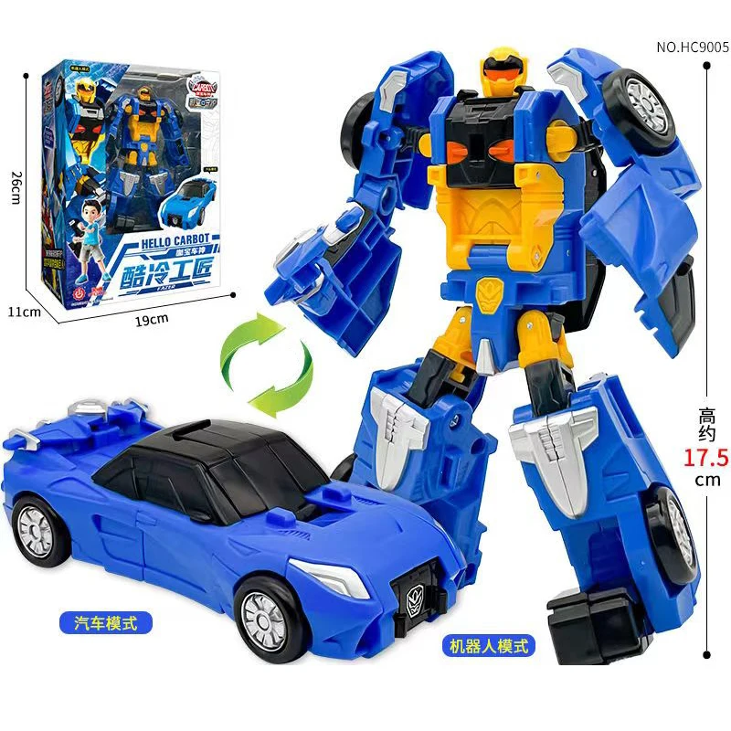 Hello Carbot GIANT LOAOER Transformation Robot Anime Action Figures 3 In 1 Cars Combination Model Sets Boy Kids Toys Gift 헬로카봇