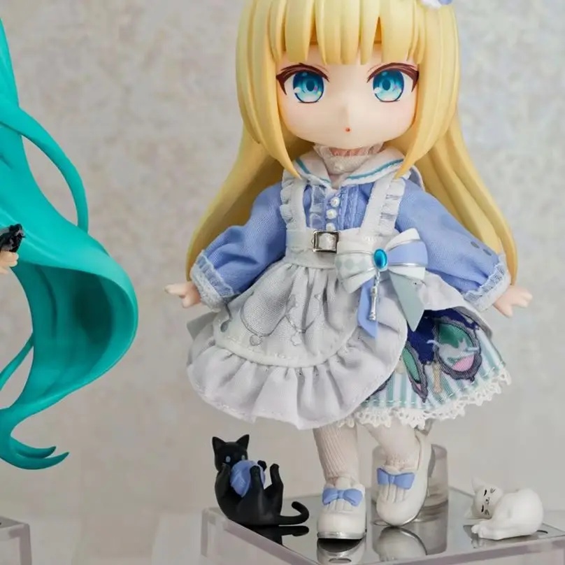 % 100 Original Good Smile Company Original - Boneca Nendoroid - Através do olhando: Alice Anime Figura Modelo de figura de ação