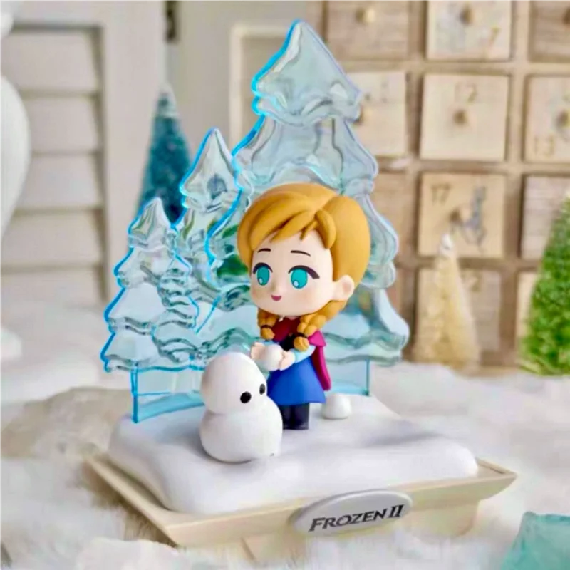 ของเล่นตุ๊กตาเอลซ่าเจ้าหญิงนิรันดร์จากภาพยนตร์ Frozen Aurora ของตกแต่งโต๊ะทำงาน ของเล่นการ์ตูนน่ารักสำหรับเด็กผู้หญิง ของขวัญสุดพิเศษ