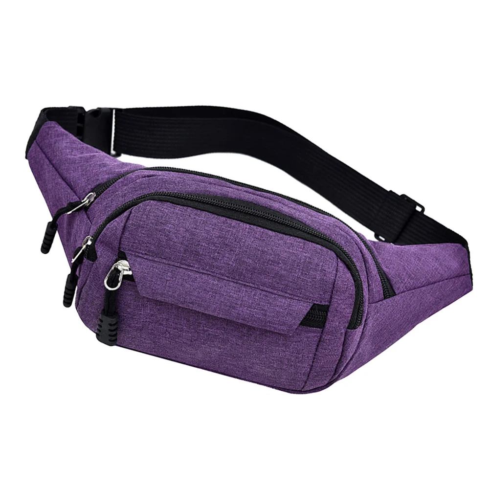 Sports Waist Bag Running Belt Fanny Pack Adjustable Large Capacity Premium Material Phone Key Storage Outdoor Jogging