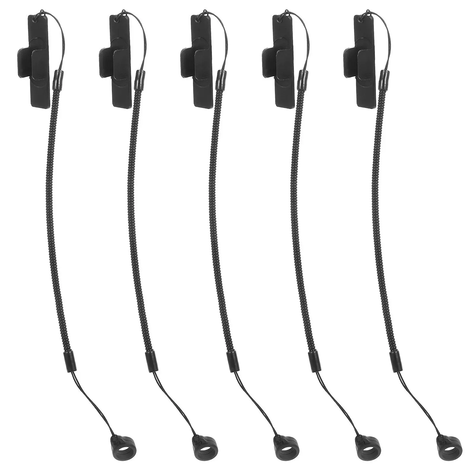 

5Pcs Stylus Holder for Tablet Elastic Coil Spring Pen Tether Strap Retractable Anti-Lose Pen Lanyard for Drawing Accessories