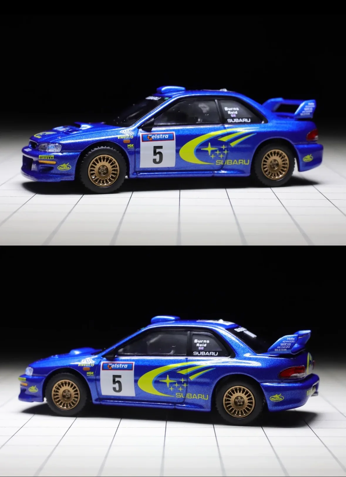 

MINIGT Subaru Impreza WRC99 1:64 1999 Rally Australia Winner #5 Exclusive 986 Collection Toys Diecast Car Model