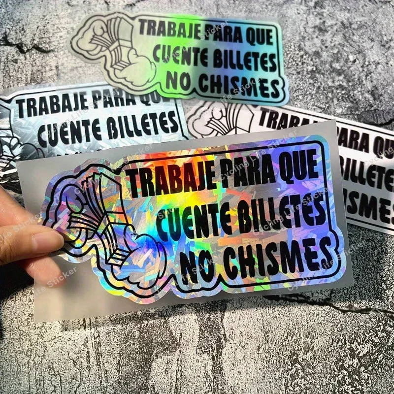 

1 шт., уникальная испанская фраза, автомобильная наклейка, юмористический аксессуар для автомобиля, сделайте ваш автомобиль с помощью этого наклейки Witty