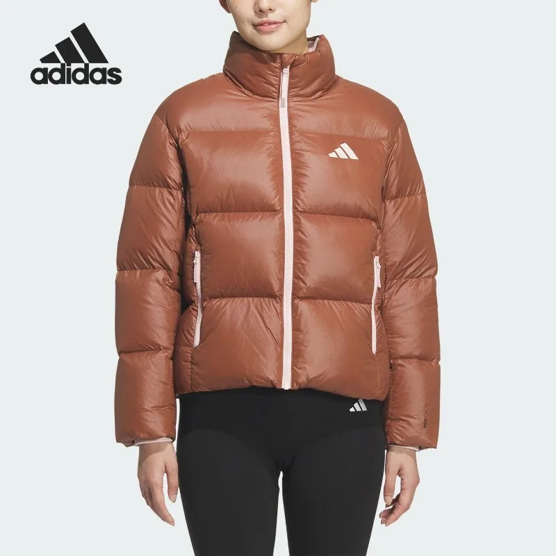 Adidas Winter Women's Sports Warm Retro Casual Stand-up Collar Down Jacket KQ5508