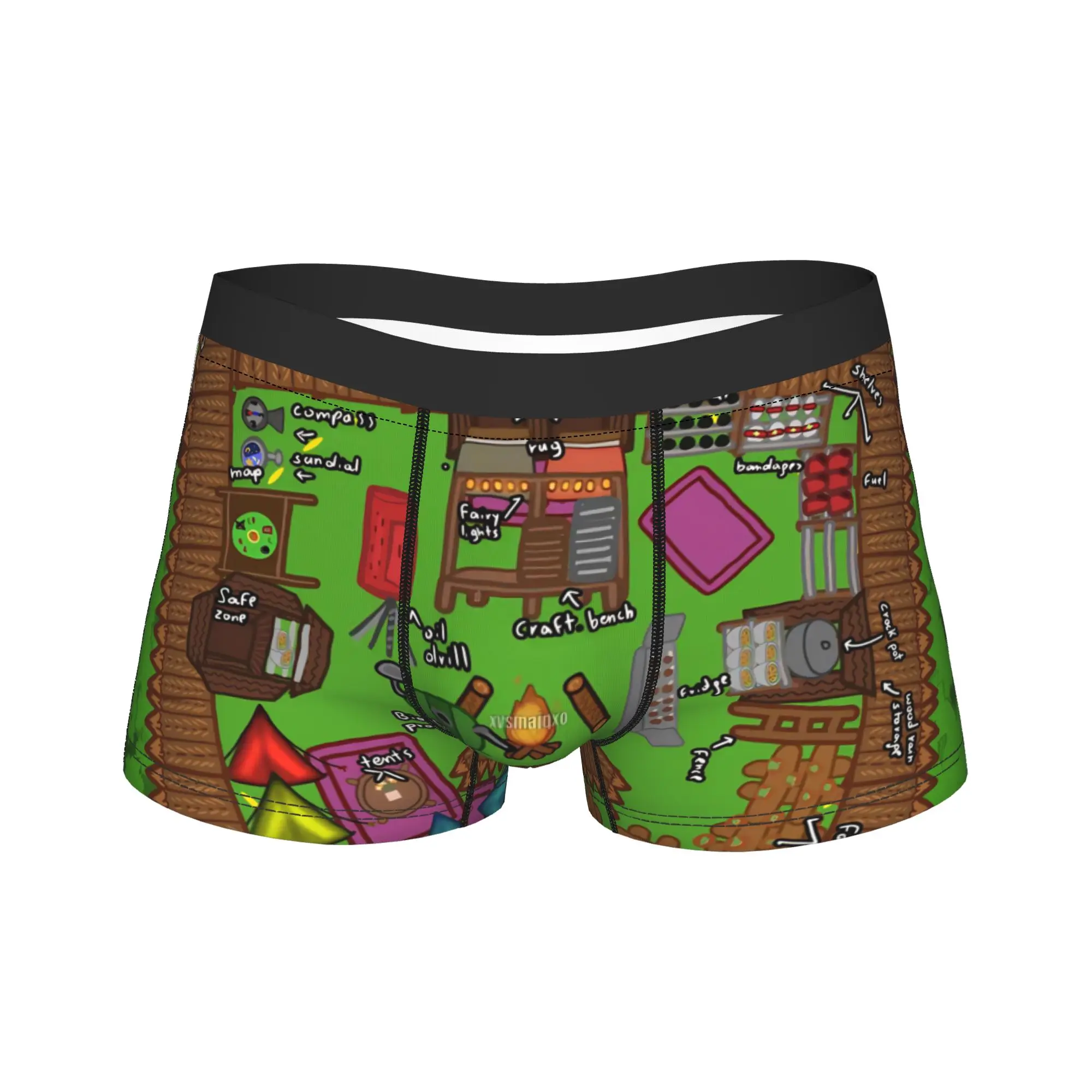 

Man's 99 Nights in The Forestd Boxer Shorts,Suitable Underwear Breathable Panites
