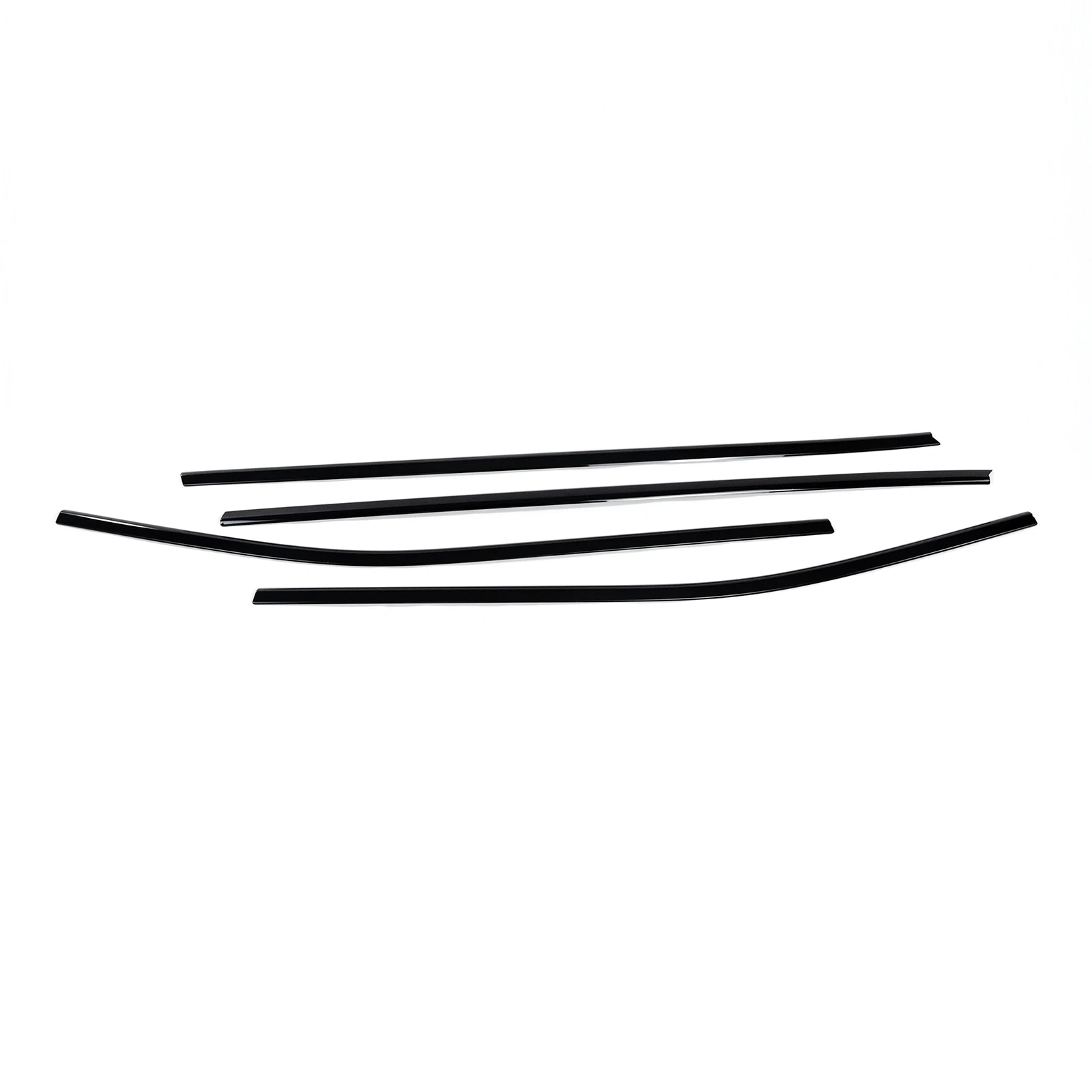 10PCS Exterior Window Trim Strip Cover Gloss Black Door Frame Molding Decoration Seal Weatherstrip For Nissan Qashqai 2014-2022