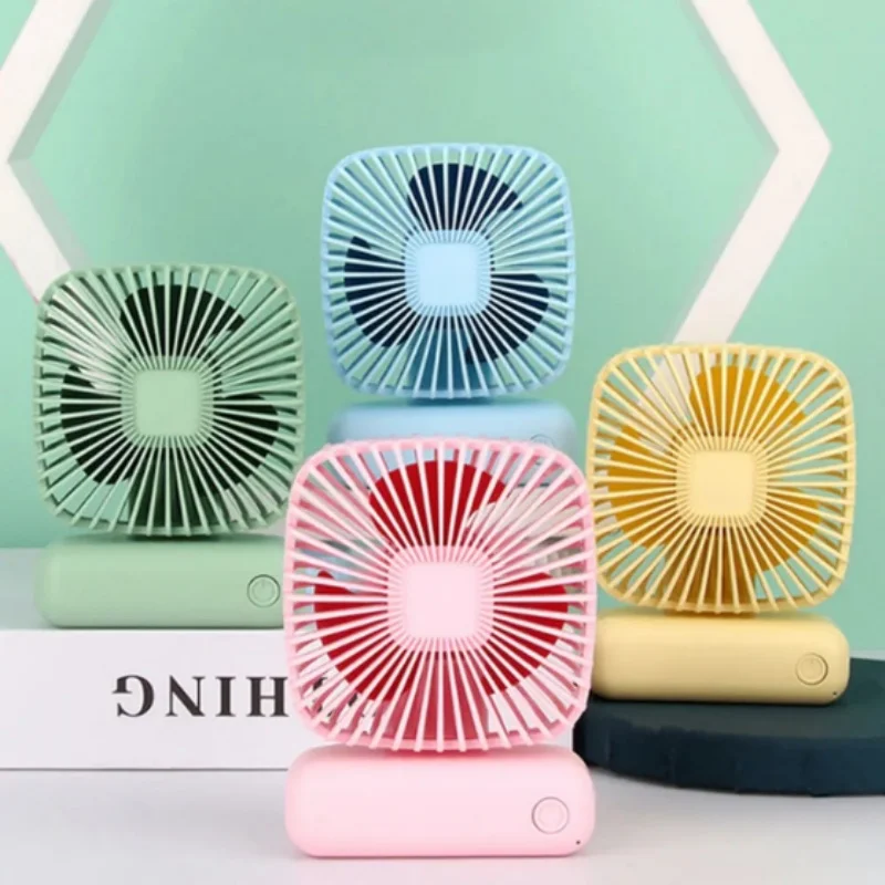 Multi-functional Small Fan Portable Desktop Mini Handheld USB Three Speed Cool Air car Home Office Quiet Outdoor Simple Summer