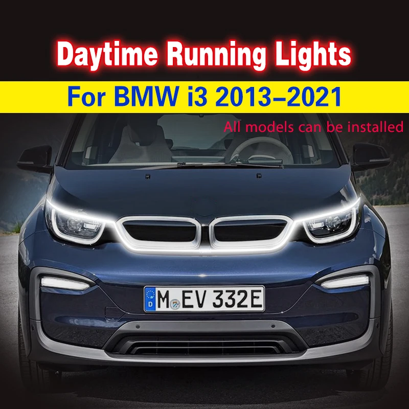 

Для BMW I3 I3S 2013-2021 DRL RGB разноцветные светодиодные дневные ходовые огни Водонепроницаемые гибкие автомобильные декоративные атмосферные ламп...