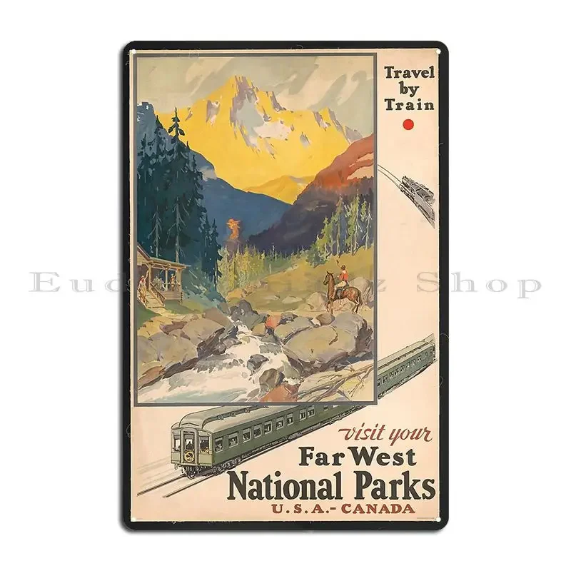 Подорожный-постер-с-национальными-парками-винтажный-поезд-металлические-знаки-для-путешествий-постер-для-гаража-индивидуальные-настенные-настенные-таблички-жестяная-вывеска-постер