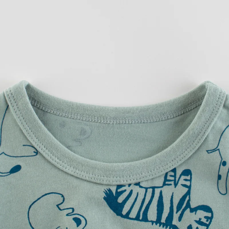 TUONXYE Children's Clothing boys Short Sleeve T-shirt Pattern kids Cartoons Dinosaur Cotton Sweater clothes boys t shirt image 2