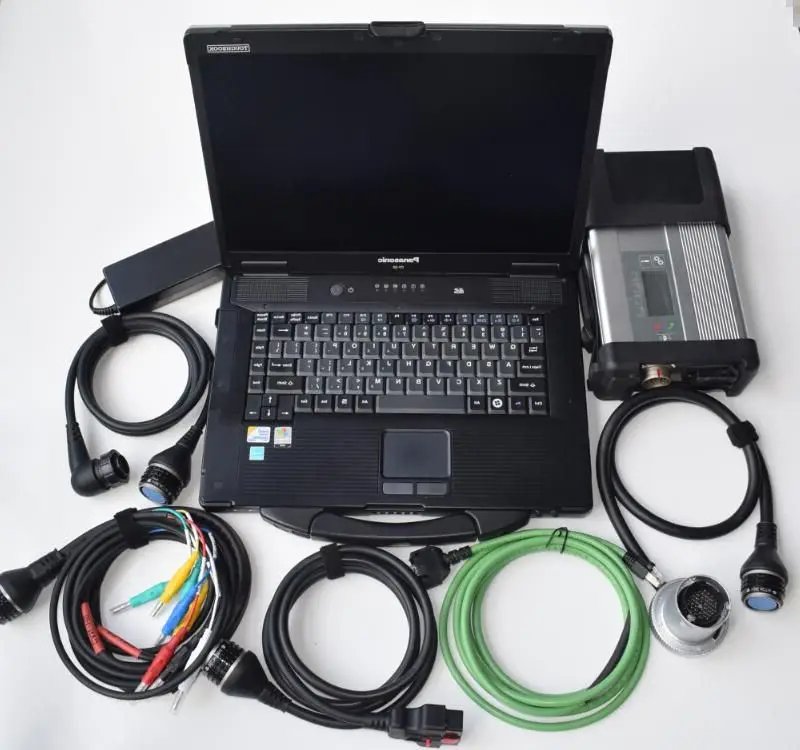 2024.12 Diagnostic tool MB Star C5 SD Connect 90% New Laptop CF52 CF-52 Diagnosis Software for Mb Star C5 Support MB Cars