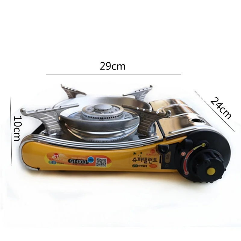 Cassette Stove  Outdoor BBQ Grill Portable Gas Household Stove Korean Gas Stove Camping Barbecue Stove Gas Furnace Tool