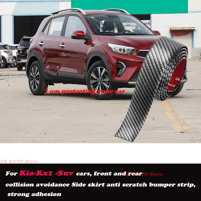 

Strong adhesive bumper strip, front and rear lip side skirts, collision and scratch resistant, suitable For Kia.Kx1 Suv