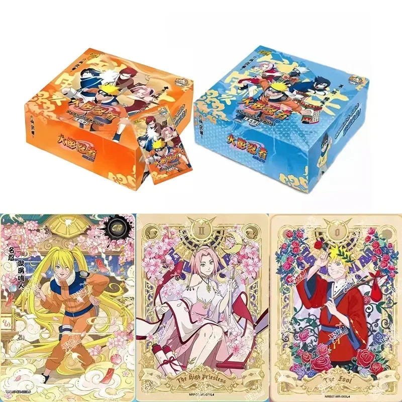 KAYOU Authentic Naruto Shippuden Chapter of Soldiers 8th Edition T2W8 CR MR Cards Naruto Sasuke Anime TCG Collectible Hobby Gift