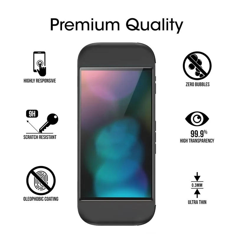 حافظة واقية للتبديل 2 ملحقات واقي للشاشة 9H من الزجاج المقسى الصلب PC Shell غطاء كامل حامي لوحدة التحكم NS 2